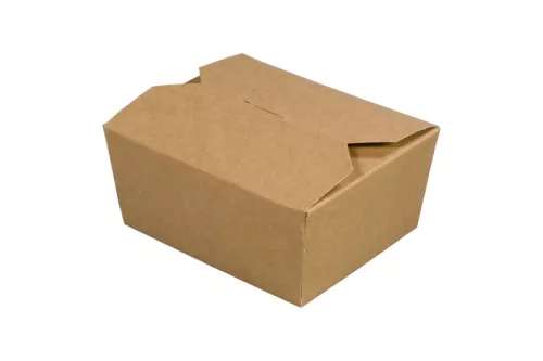 Pudełko papierowe 500 ml lunch box małe 110x90x50 mm, 100% papier