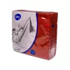 Serwetka czerwona AIRLAID 1-w 40x40 cm w składce 1/4 flizelinowa