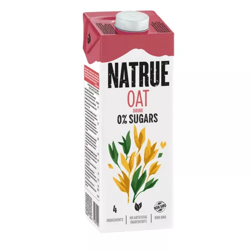 NATRUE Oat Drink 0% Sugars – naturalny napój owsiany bez cukrów