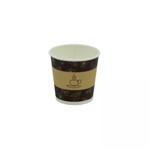 Kubek papierowy Plastic FREE 100ml śr.62mm, 'filiżanka', bez SUP
