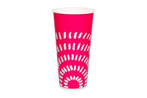 Kubek papierowy do zimnych napojów SUNRISE 500 ml śr. 90 mm