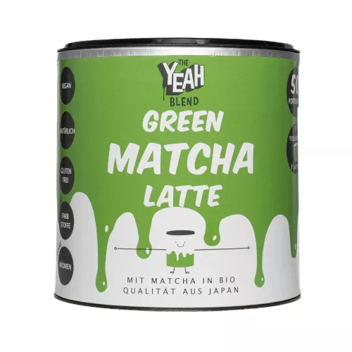 Green Matcha Latte powder 250g - baza latte - The Yeah Blend