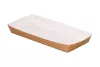 Tacka papierowa 200x90x25 mm biało-brązowa