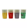 Kubek papierowy enjoy 400 ml śr. 90 mm, 1-warstwowy (z logo żółw)