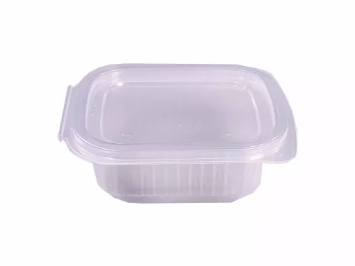Pojemnik kwadratowy 225ml z wieczkiem na zawiasie