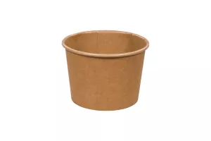 Wieczko PET do poj. sałatkowego kraft 320/500/600 ml śr. 120 mm