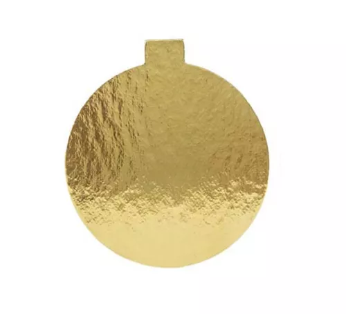 Bankietówka, podkład cukierniczy złoty śr.12 cm