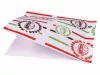 Torebka papierowa hamburger z nadrukiem uniwersalnym foliowana PE 125x135 mm