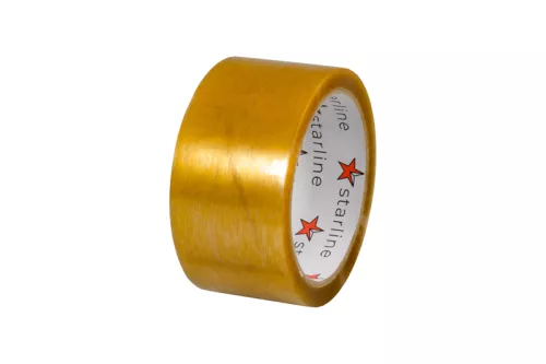 Taśma pakowa samoprzylepna szeroka przezroczysta 48 mm x 66 m