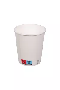 Wieczko białe śr. 80 mm do kubków papierowych 200/250 ml