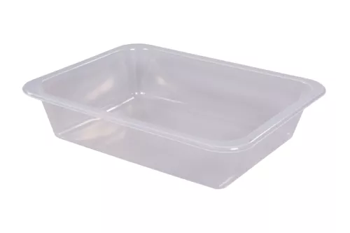 Pojemnik obiadowy niedzielony transparentny 227x178x50 mm PP do zgrzewu
