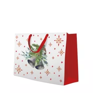 Torba prezentowa JINGLE BELLS 33,5x26,5x13 cm