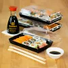 Pokrywka PET do opakowania papierowego premium 215x77mm (HP02) do sushi i pralin