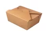 PUDEŁKO LUNCH BOX KRAFT POWLEKANE 150X120X65 MM 1150 ML (210)