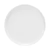 Talerz płaski 21cm deserowy ATLANTA, porcelanowy, biały