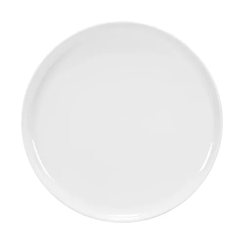 Talerz płaski 21cm deserowy ATLANTA, porcelanowy, biały