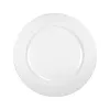 Talerz płaski 21cm ARES, porcelanowy, biały