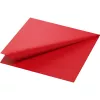 Serwetka czerwona 2w 33x33cm w składce 1/4 (Duni 180384)