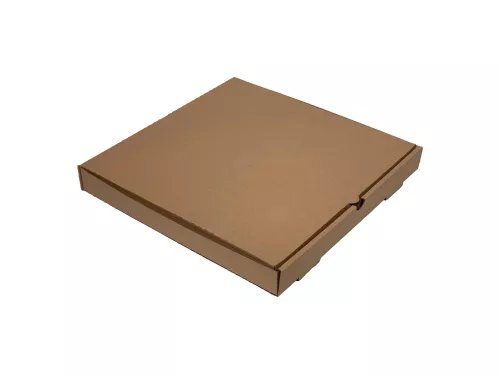 Pudełko kartonowe do pizzy 32x32x3,5 cm brązowe