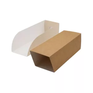 Szufelka/tacka papierowa UNIBOX™ 25x8x7cm brązowa