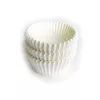 Papilotka okrągła 23x16,5mm papierowa, biała