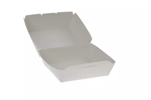 OPAKOWANIE DO HAMBURGERÓW BIAŁE 135/115 x 125/105 x 75 mm
