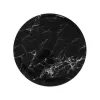 TALERZ PORCELANOWY PŁASKI MARMORY BLACK