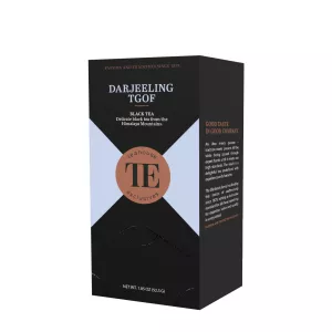 Prezenter / skrzynka drewniana / pudełko drewniane czarne Teahouse Exclusives do Luxury Tea Bag/ Gou