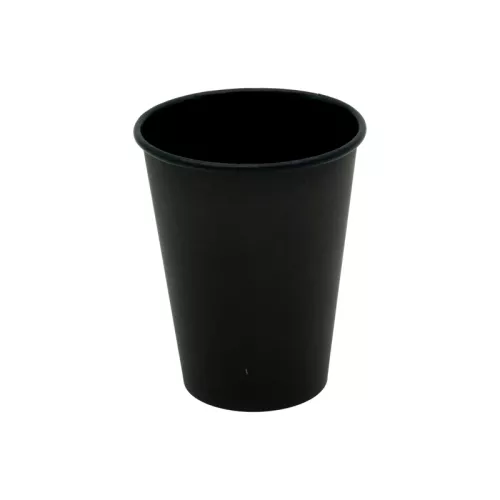 Kubek papierowy 100% czarny 300 ml/ 12 oz śr. 90 mm, 1-warstwowy BLACK