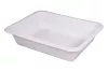 Pojemnik obiadowy niedzielony biały 227x178x50 mm LITE do zgrzewu