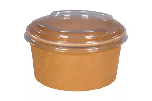 Pojemnik sałatkowy papierowy 1000 ml śr. 150 mm kraft
