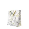 Torba prezentowa METALLIC SNOWFLAKES 20x25x10 cm