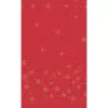 Obrus świąteczny Dunicel® 138 x 220 cm Star Shine Red (Duni 202828)