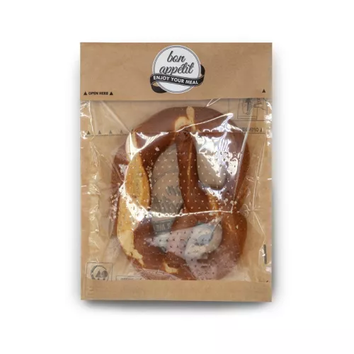 Torebka na kanapkę Loc Bag Razor 245x170 mm, BON APPETIT, Papier + PET
