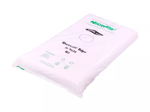 Woreczek foliowy W7 HDPE 18/4x35 cm