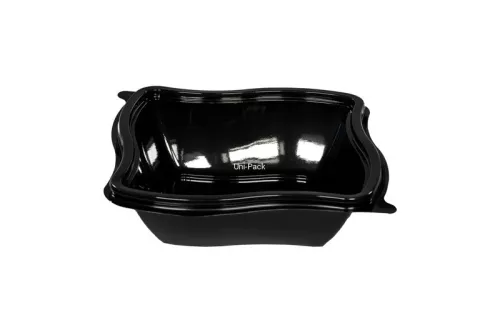 OPAKOWANIE DO SAŁATEK 750ML WAVE FALA CZARNE