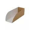 Szufelka/tacka papierowa UNIBOX™ 21x7x7cm brązowa