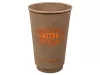 KUBEK PAPIER Z BAMBUSA + PLA  KOMPOST. 400 ML/16 OZ ŚR. 90 MM GRZYBKI A50 (1000)