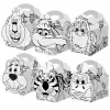 Pudełko JUNGLE LION 152x100x102mm do kolorowania