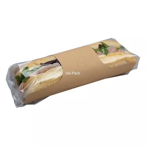 Opakowanie kartonowo-foliowe na bagietkę 210 x 251.5mm, take away