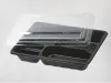 Opakowanie na sushi / lunch box, 5-komorowe 293x220x47+15 mm (HP72) komplet