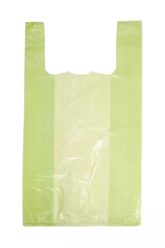 Reklamówka zrywka / Torba foliowa zielona 28x50cm 12my