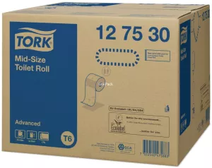 Podwójny dozownik Tork do papieru toaletowego Mid-size, czarny T6