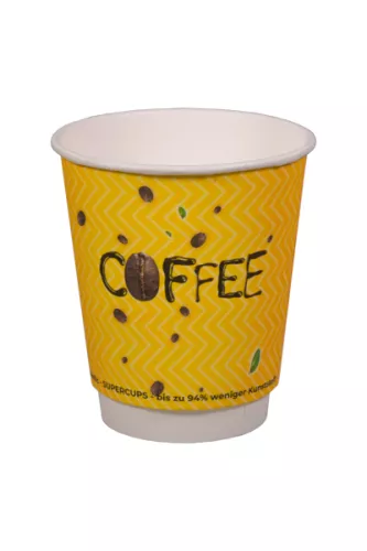 Kubek papierowy coffee & tea 2-warstwowy 300 ml (z logo żółw)
