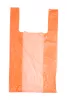 Reklamówka zrywka / Torba foliowa pomarańczowa 28x50cm 12my