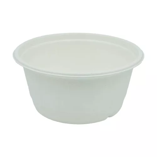 Miska DIAMOND 1000ml z pulpy z trzciny cukrowej, biała śr.165mm