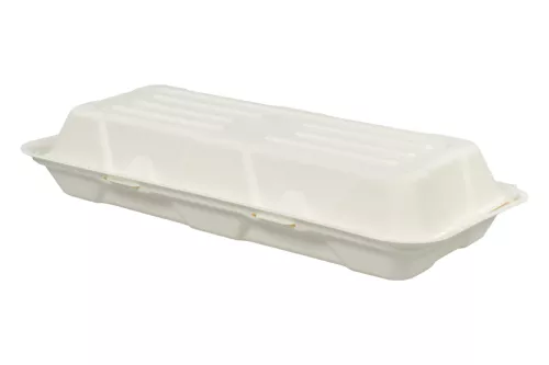 Menubox 1-dzielny z pulpy trzcinowej 310x145x60 mm