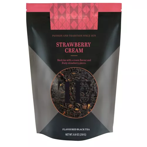 Herbata sypana Strawberry Cream Teahouse Exclusives Luxury Loose Tea (opak. 250g)