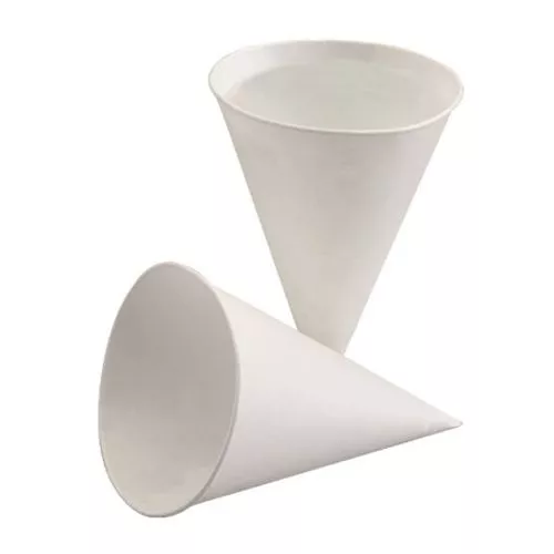 Kubek stożkowy, rożek 120ml śr.75 mm, papier z trzciny