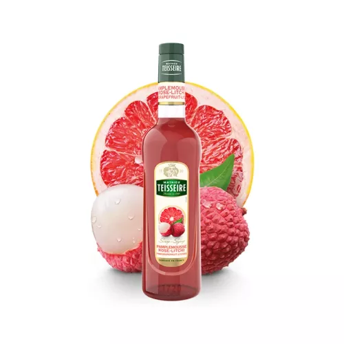 Syrop RÓŻOWY GREJPFRUT Z LICZI Teisseire 0,7L